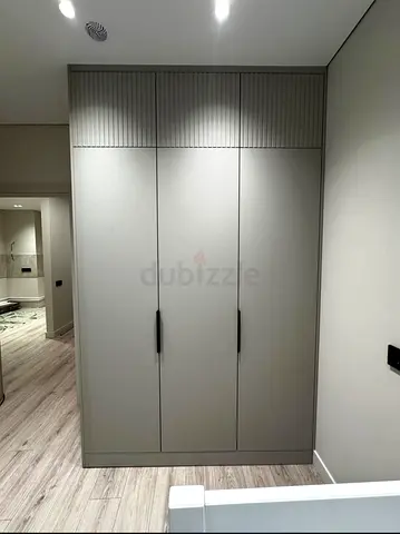 Wood almirah with drawers