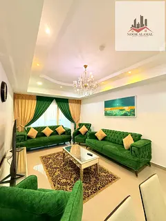 Sharjah Al Khan, 3-bedroom apartment with living room, kitchen and 3 bathrooms
