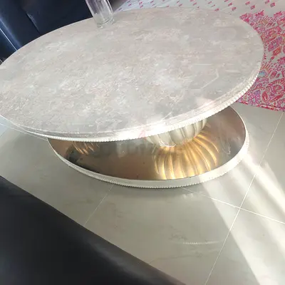 Marble center table n side table