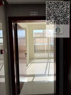 Two bedrooms, a living room, two bathrooms, and a balcony, opposite the Tiger Project in Al Alia, Aj
