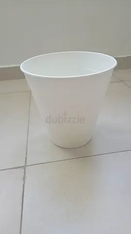 Durable White Plastic Bucket for Versatile Use