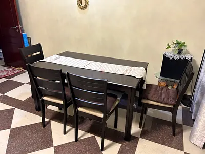Stylish Dining Table Set with Comfortable Chairs