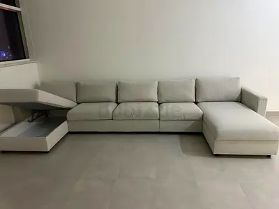Excellent condition IKEA vimle U shape Sofa bed Beige