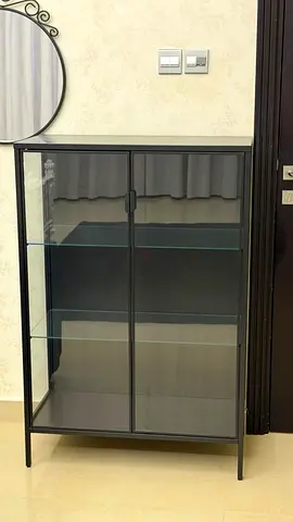 Stylish Black Display Cabinet