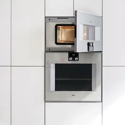 Gaggenau latest model series 400 electric oven and microwave set built-in integrated model