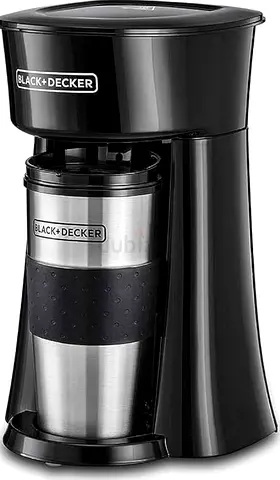 Black+Decker coffee maker with Travel Mug