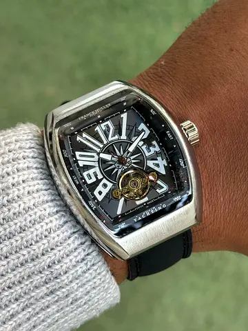 Franck Muller Automatic Mens Watch with Skeleton Design