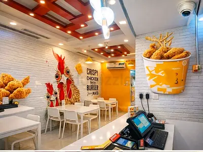 Running Broasted Chicken Restaurant for Sale