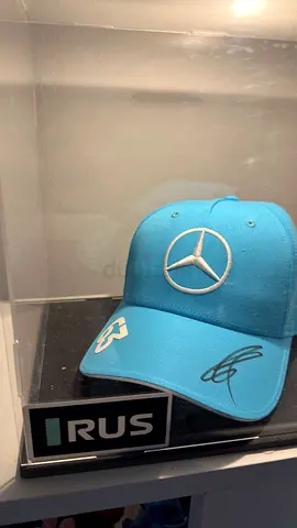 george russell hand Signed f1 cap