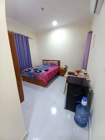 Master bedroom with attached washroom and attached balcony .New building al jurf industrial 3 ajman