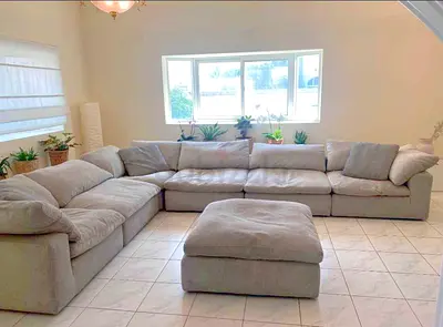Looks great Condition Pan Home pianca feather 🪶 filled Modular Living room Sofa Sets