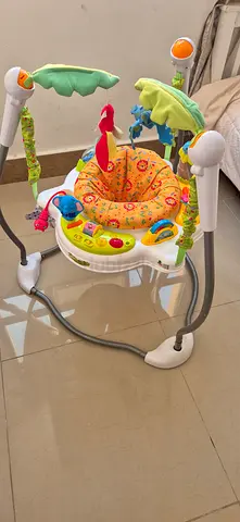 Colorful Baby Activity Jumper with Fun Toys