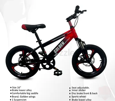 Golden Bicycle 16 - Brand New