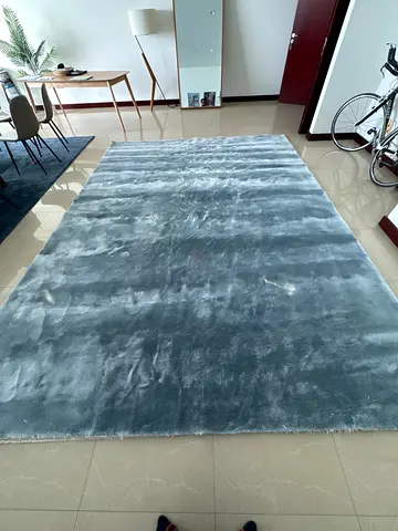 Extra Large Luxury Light Blue Carpet