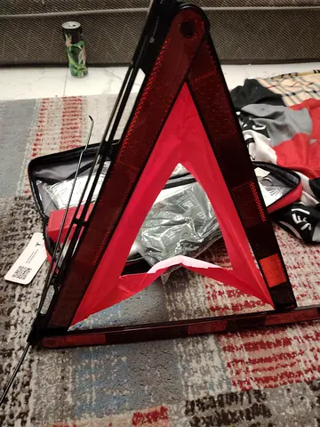 Safety Warning Triangle - Essential for Roadside Emergencies