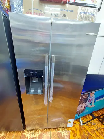 BOSCH LATEST MODEL SERIES 8 side by side refrigerator with water depanser and ice maker latest