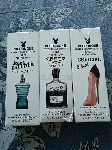 Perfume testers Jean Paul, Good girl, Creed