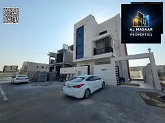 Modern villa with an elegant design for sale in Al Zahia 2 – Ajman, with electricity, water and ai