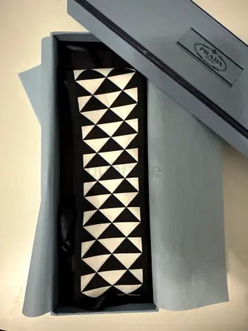 Prada Printed Silk Scarf