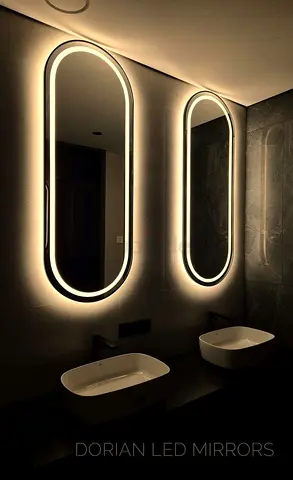 Sleek Dorian LED Mirrors for Modern Bathrooms