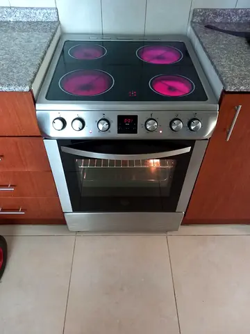 Hoover electric ceramic cooking range 60/60 size High-Quality Cooking Range with Oven, free delivery