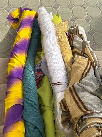 Assorted Fabrics and Textiles for Crafting