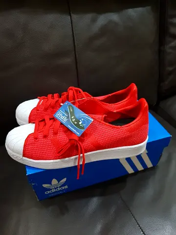 Brand New Red Adidas Sneakers