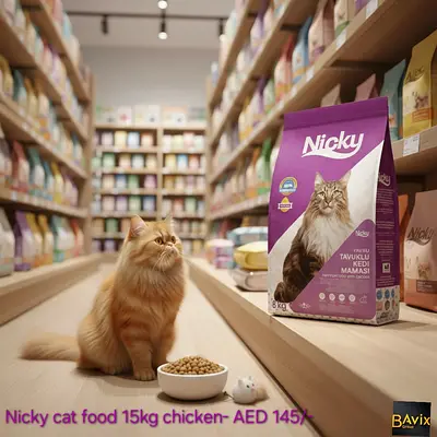 Nicky Adult Cat Food 15kg (Chicken)