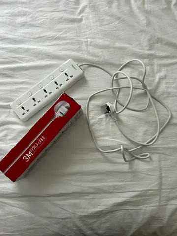 PEGANT 5 Way 3M Extension Lead