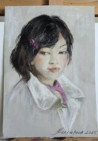 Beautiful Pastel Drawing by Merkulova