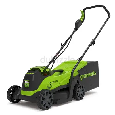 Greenworks GD24LM33 Cordless Lawnmower with Brushless Motor for Smaller Lawns