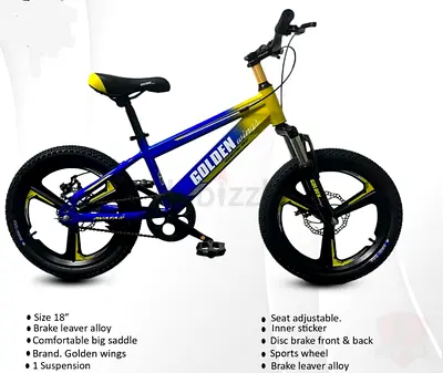 Golden Bicycle 18 - Brand New