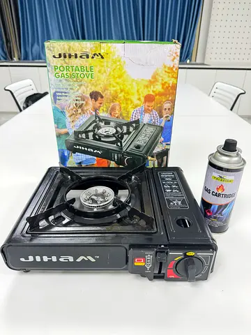 Brand NEW JIHAM Portable Gas Stove + Sealed Butane Gas Cartridge