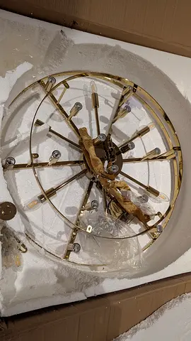 Modern Gold Chandelier for Elegant Spaces