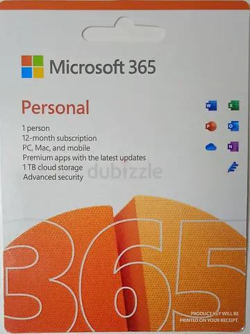 Original Microsoft 365 Personal 1-Year Subscription + 1TB OneDrive