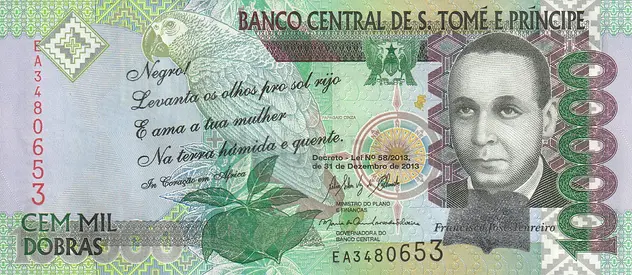 SAO TOME  PRINCIPE BANKNOTE SET 1993-2013