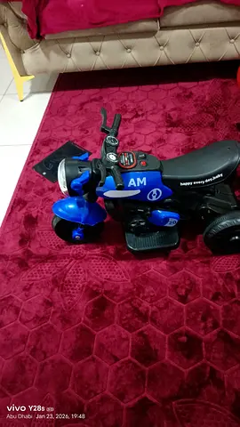 Blue Toy Motorcycle for Kids