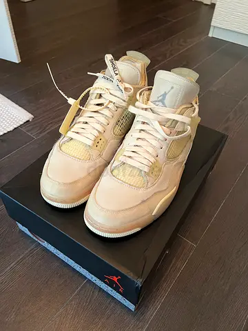 Offwhite Jordan 4 sail.. size 13W/11.5US
