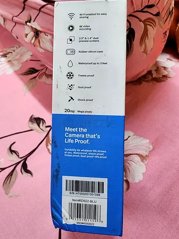 Polaroid iD922 Action camera 4K waterproof wifi Dual screen