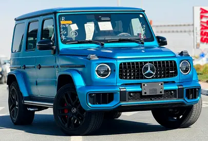BENZ G63 AMG | 2025 | HYPER BLUE MAGNO | 8000KM DONE | FRESH JAPAN IMPORT