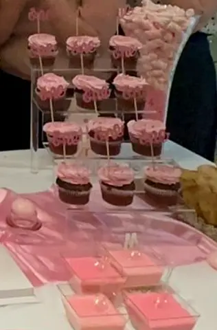 A dessert display stand for parties