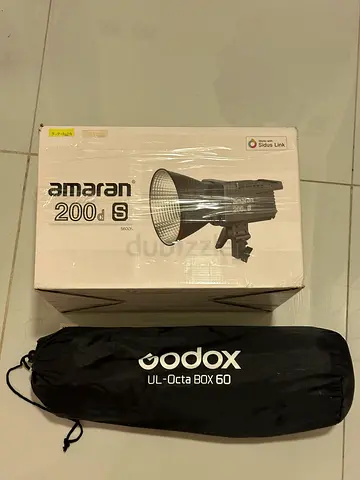 amaran 200d S. 5600k with soft box mini