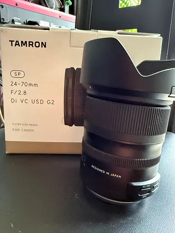 Tamron Canon 24-70 f/2.8 lens
