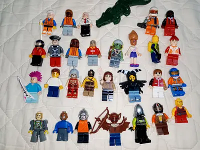Diverse Collection of LEGO Minifigures