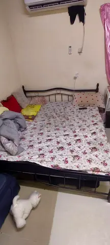 Cozy Queen Size Bed Frame with Mattress