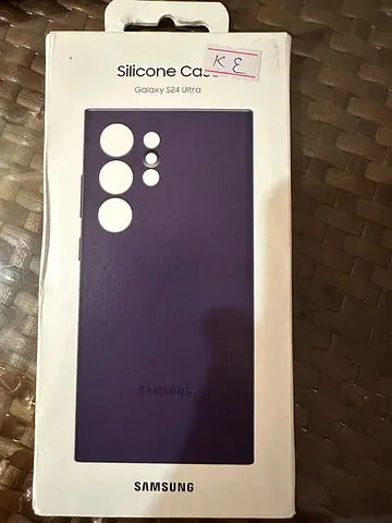 New - Original Samsung Galaxy Ultra 24 Silicone casing- Purple- New