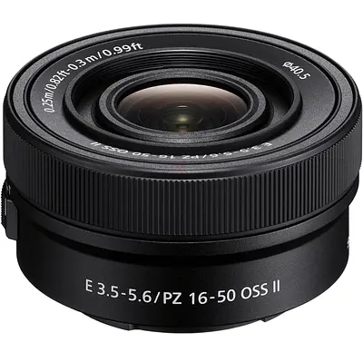 Sony E 16-50mm f/3.5-5.6 OSS II Lens for Mirrorless Cameras