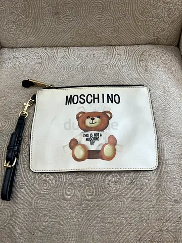 AUTHENTIC MOSHINO LEATHER POUCH..