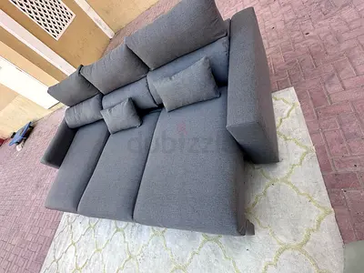 Great Condition IKEA Eskelstuna SofaBed With storage dark gray