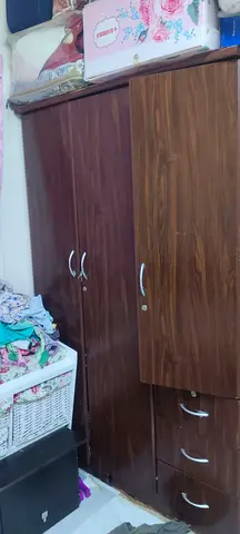Sturdy Wooden Wardrobe with Ample Storage